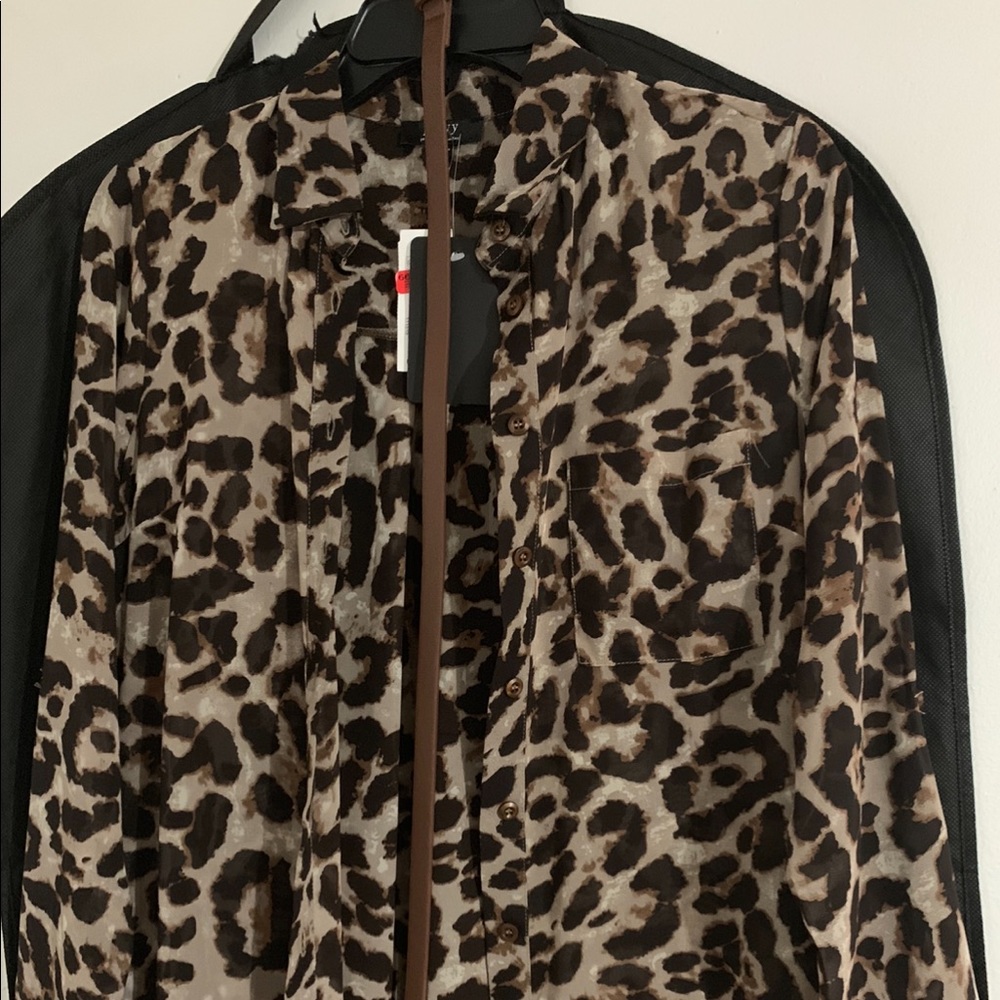 Leopard Sheer Duster